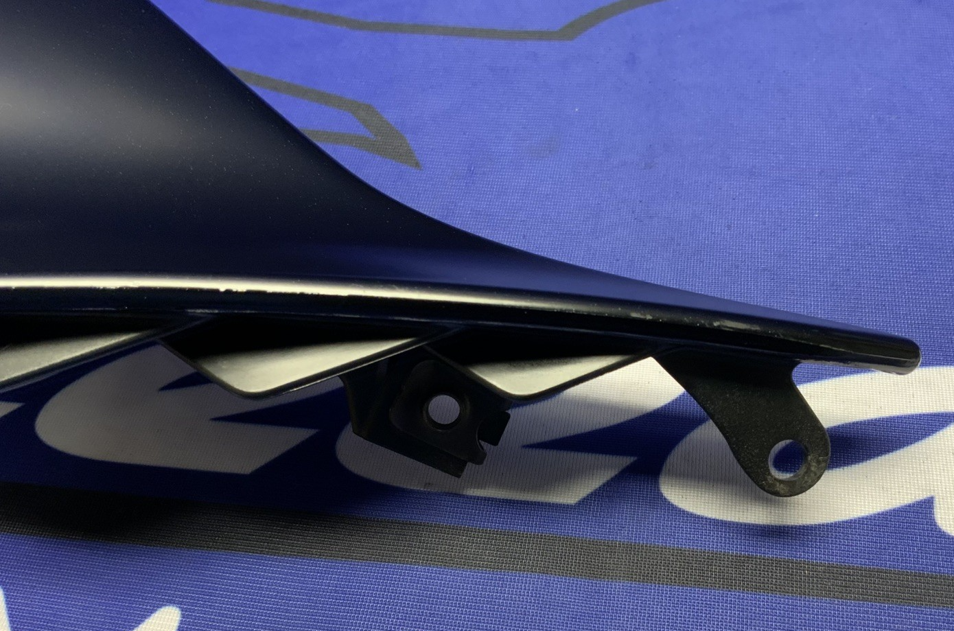 Yamaha Right Tail Fairing Black & Orange YZF-R6 2017-2024 OEM BN6-W2172-70-P1