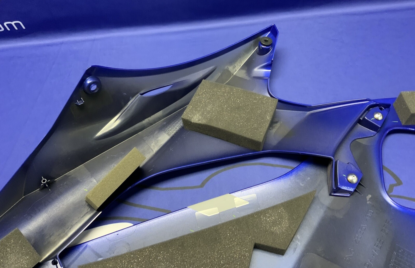 Yamaha Right Complete Fairing (Blue) YZF-R6 2017-2024 OEM BN6-W283V-90-P0