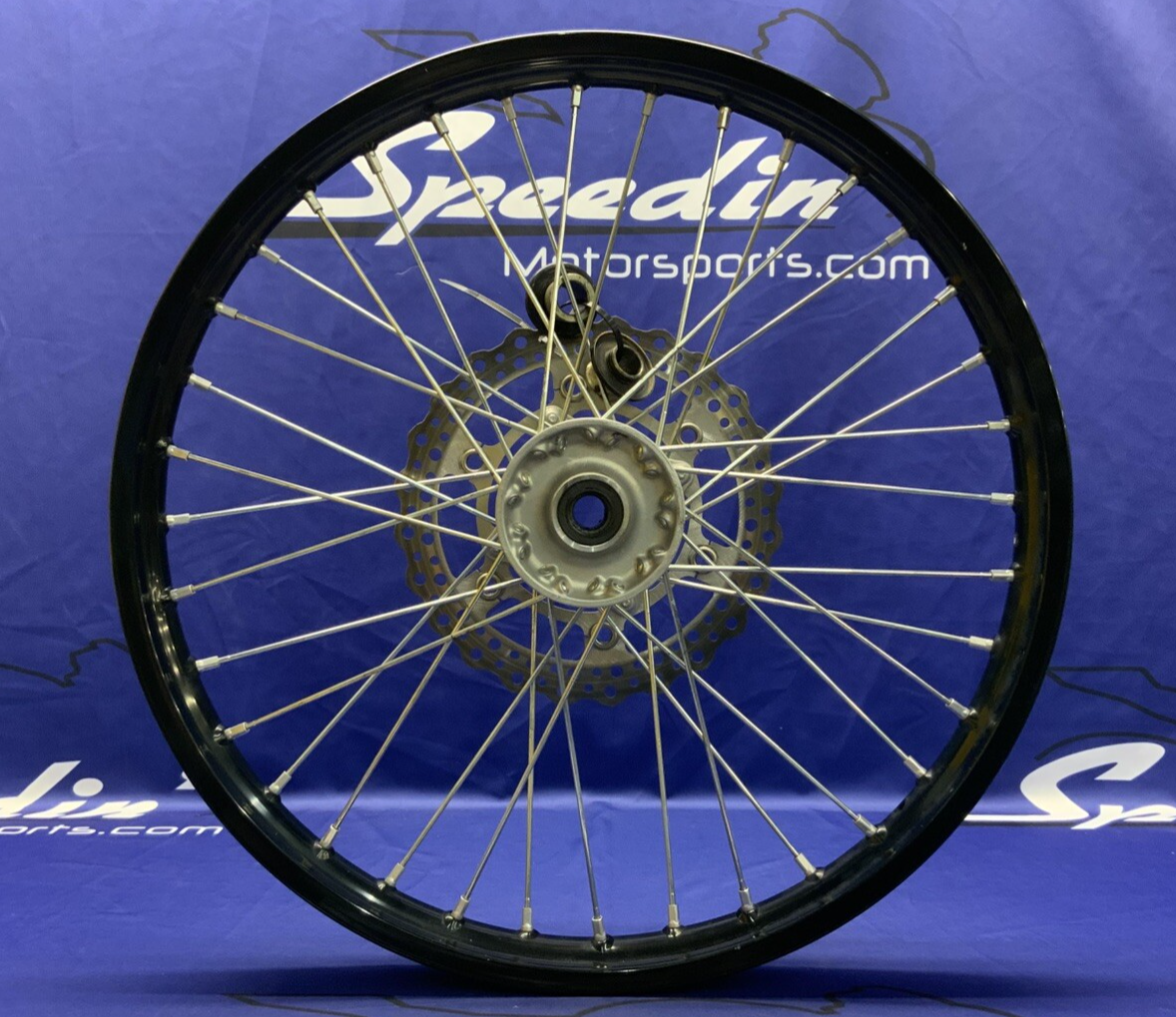 Kawasaki Front Wheel Assembly (Black) 1.60x21 KX450F 2008 OEM 41090-5212
