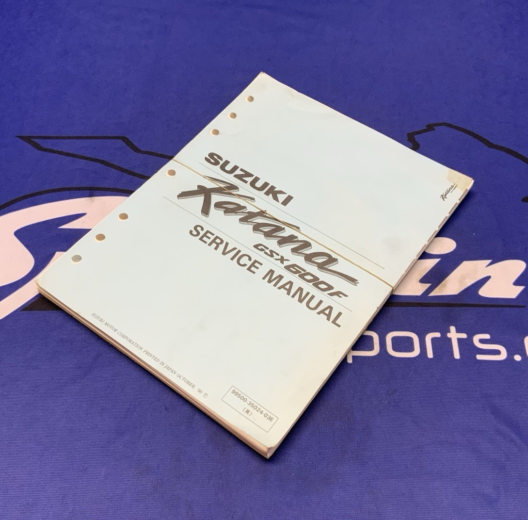 Suzuki GZX600F Katana Service Manual 1989-1993 OEM 99500-35024-03E