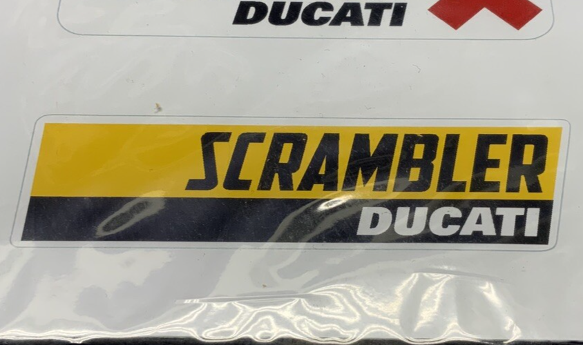 Ducati "Scrambler Logo" Sticker Set OEM 987691867