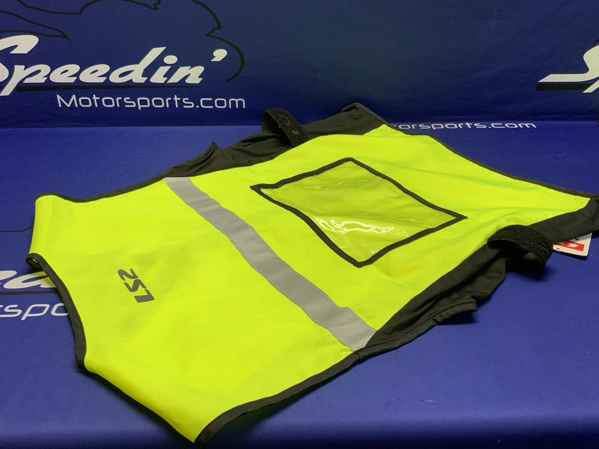 LS2 Hi-Viz Motorcycle Vest XL MV109-666R5