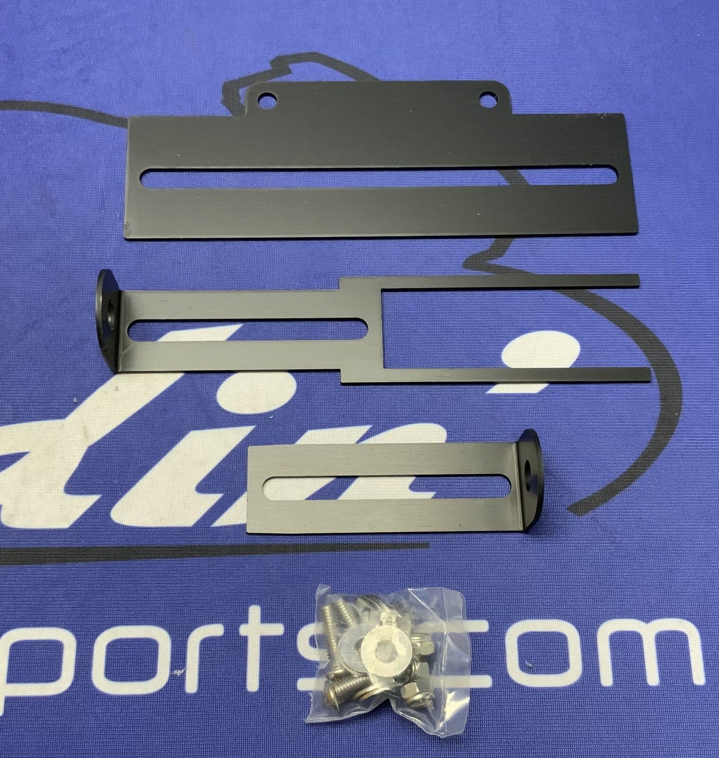 EMGO Universal License Plate Bracket, Black 86-42654