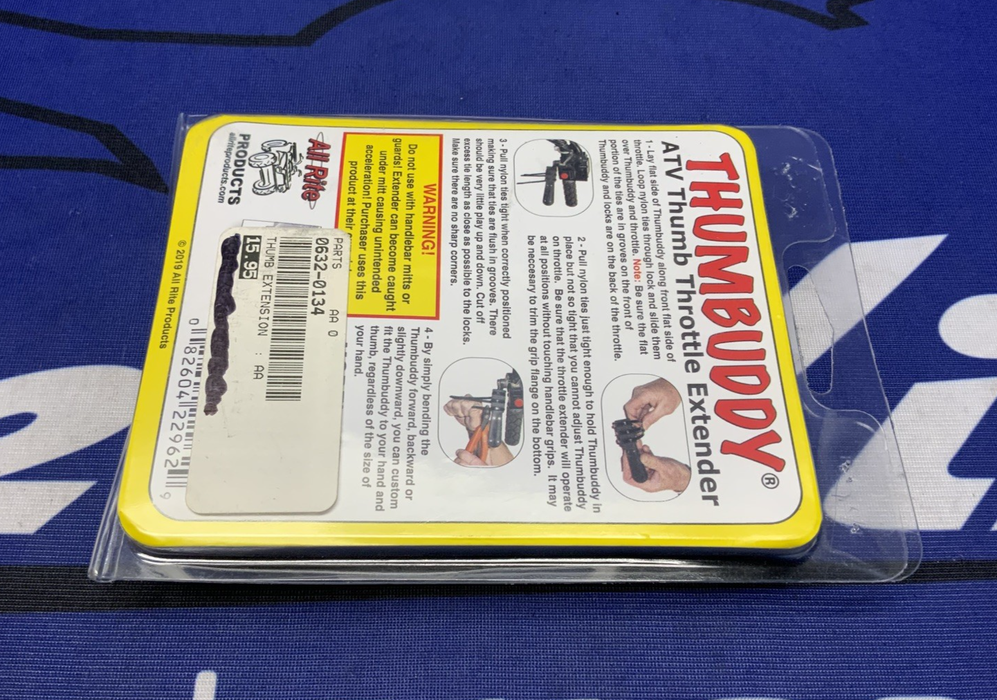 All-Rite Productions INC Thumbuddy Throttle Extender 0632-0134