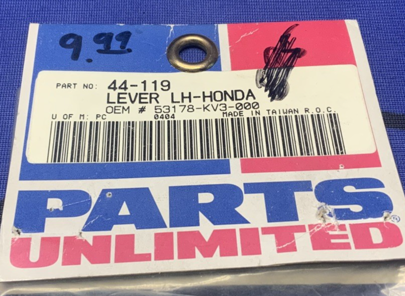 Parts Unlimited Clutch Lever CBR600F F4I 2001-2006 44-119