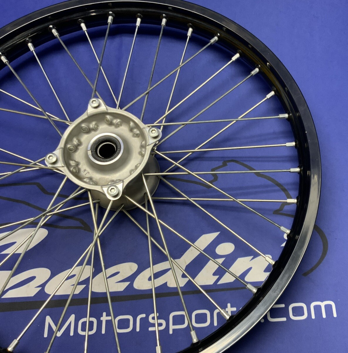 Kawasaki Front Wheel Assembly (Black) 21x1.60 KX450F 2008 OEM 41090-5212
