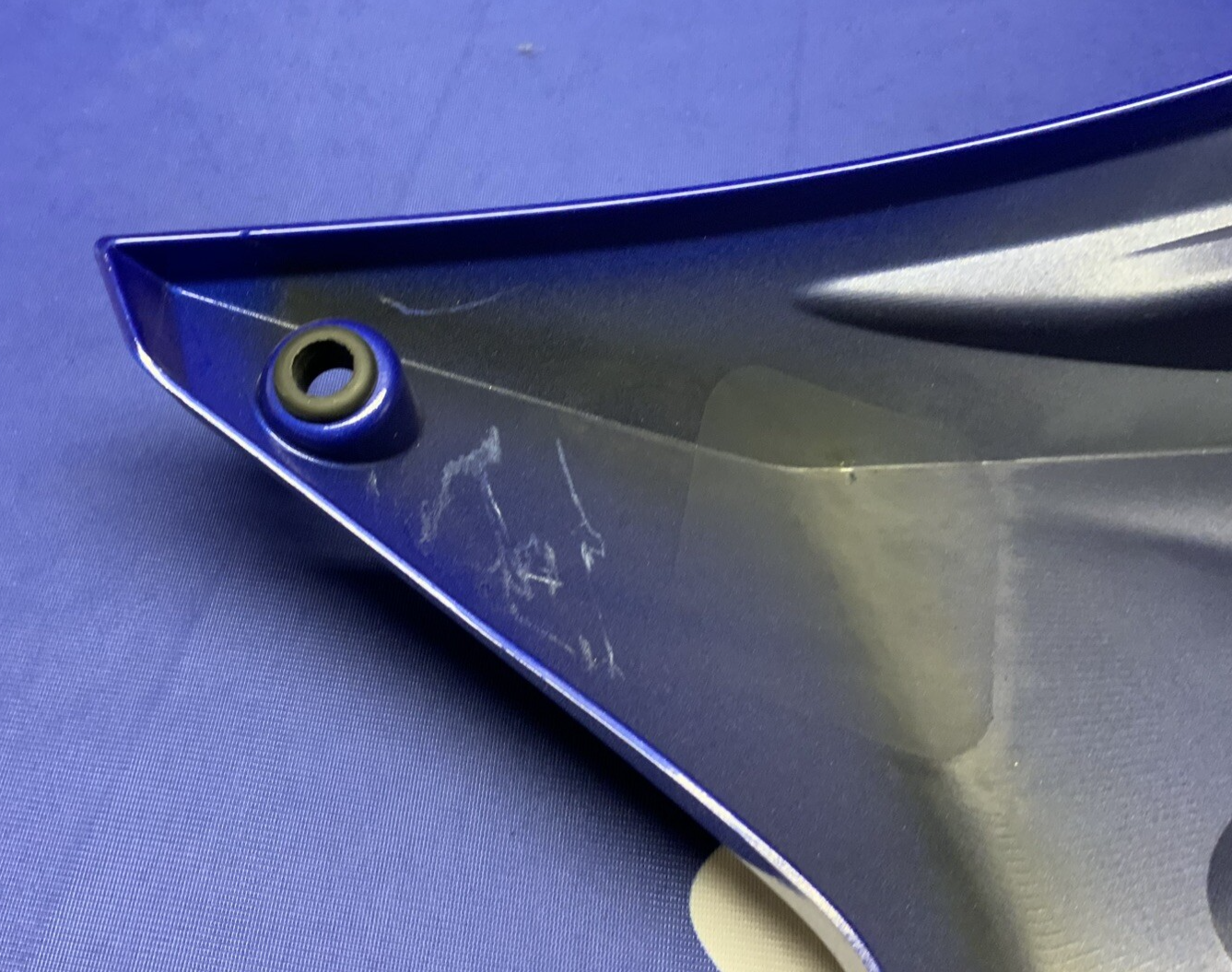 Yamaha Left Upper Fairing (Blue) YZF-R6 2017-2024 OEM BN6-2117V-00-P0
