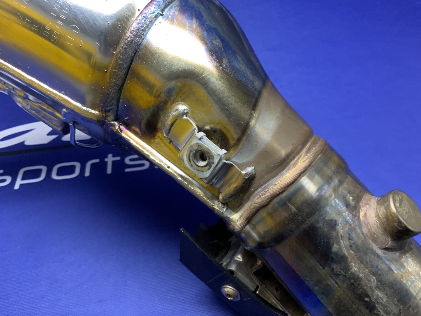 BMW Chrome Plated Exhaust Manifold R1250GS 2018-2023 OEM 18519829769