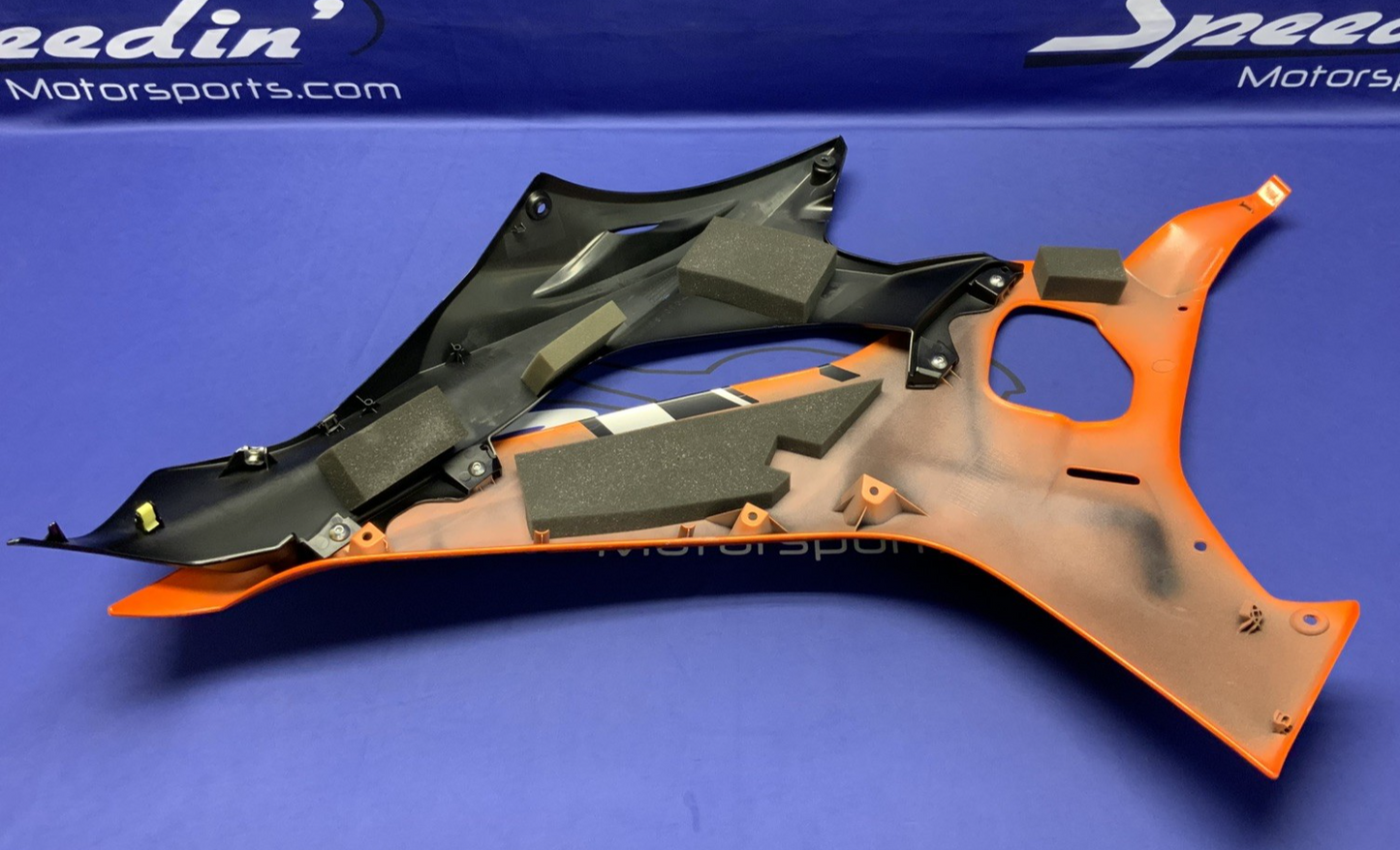 Yamaha Right Complete Fairing (Orange) YZF-R6 2017-2024 OEM BN6-W283V-B0-P4