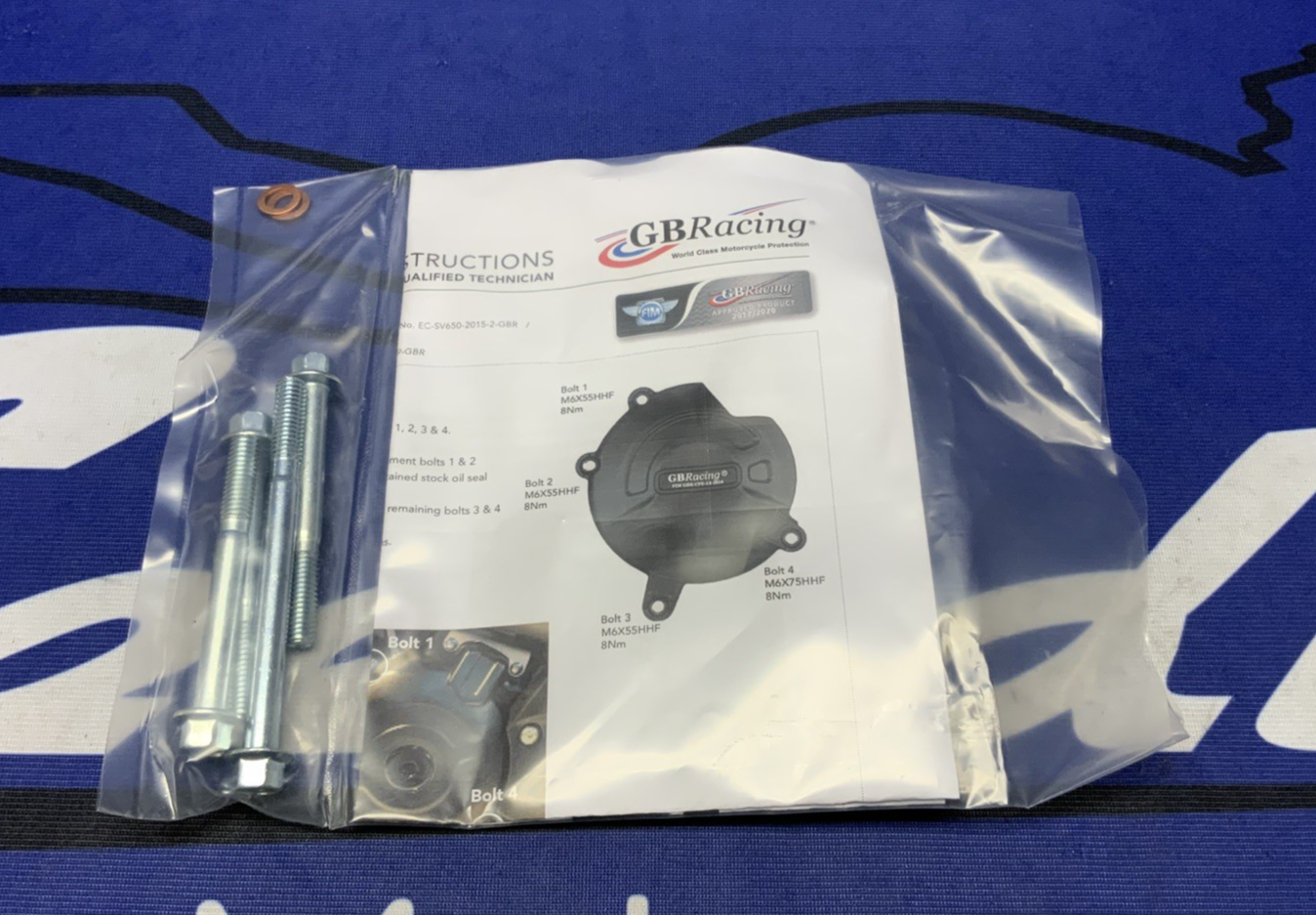 GB Racing Secondary Alternator Cover Suzuki SV650 2015-2024 EC-SV650-2015-1-GBR