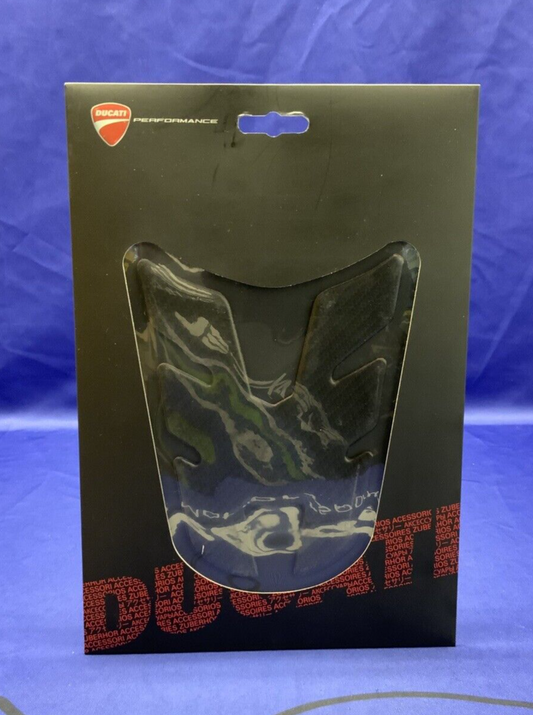 Ducati Performance Carbon Fuel Tank Guard Hypermotard 821 2013-15 OEM 97480021A