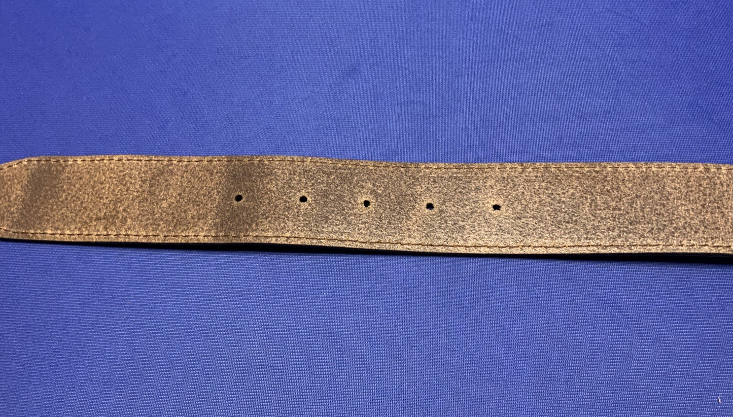 Ducati Scrambler Logo Leather Belt (Brown) 110 cm OEM 987691899