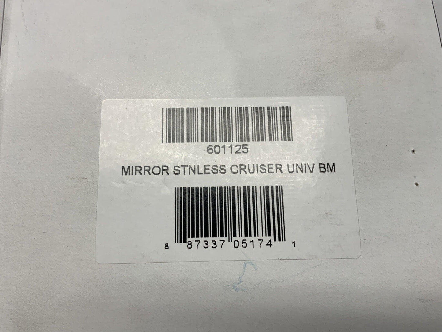 BikeMaster Universal Cruiser Mirror 10mm - Each - Stainless - 601125
