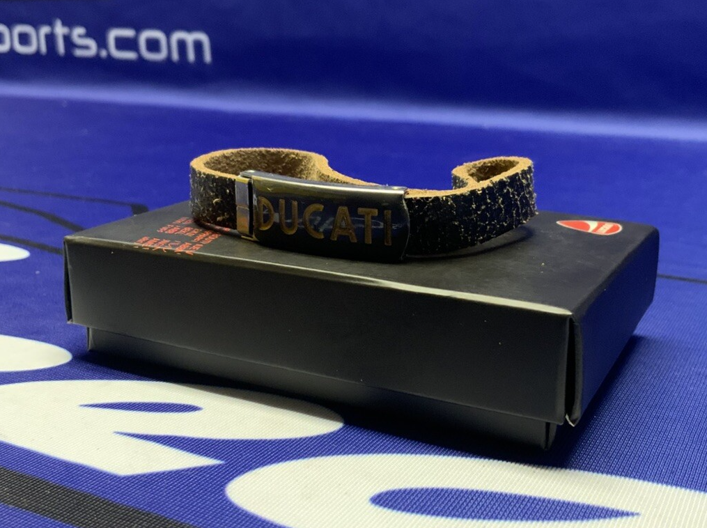 Ducati Retro Leather Bracelet OEM 987680290