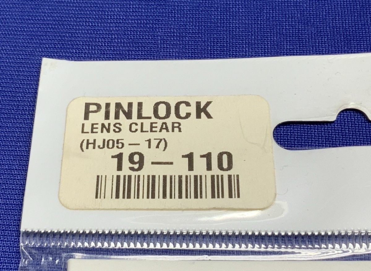 HJC Clear Pinlock Anti-Fog Shield Insert 19-110