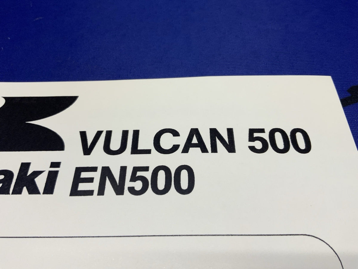 Kawasaki Vulcan 500 Service Manual 1990-1996 OEM 99924-1125-53