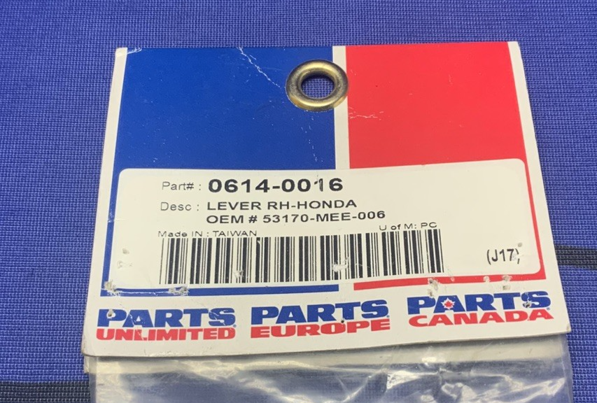 Parts Unlimited Brake Lever CBR600RR 2003-2006 0614-0016