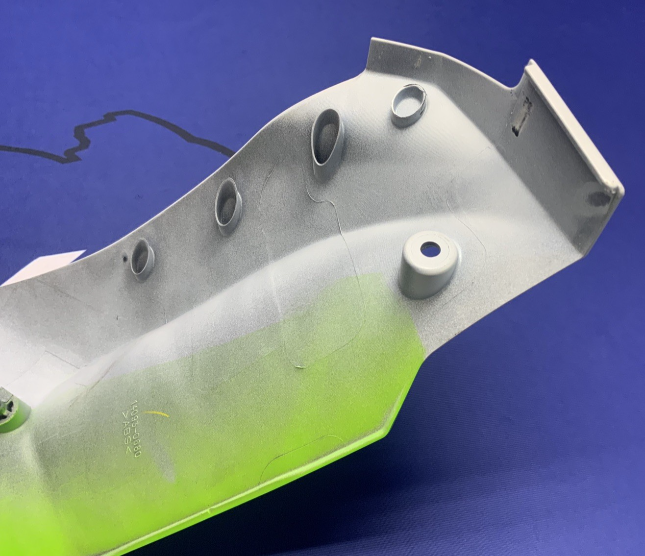 Kawasaki Left Tank Trim (40th Ann) ZX-10R/RR 2021-2025 OEM 14093-0680-11C