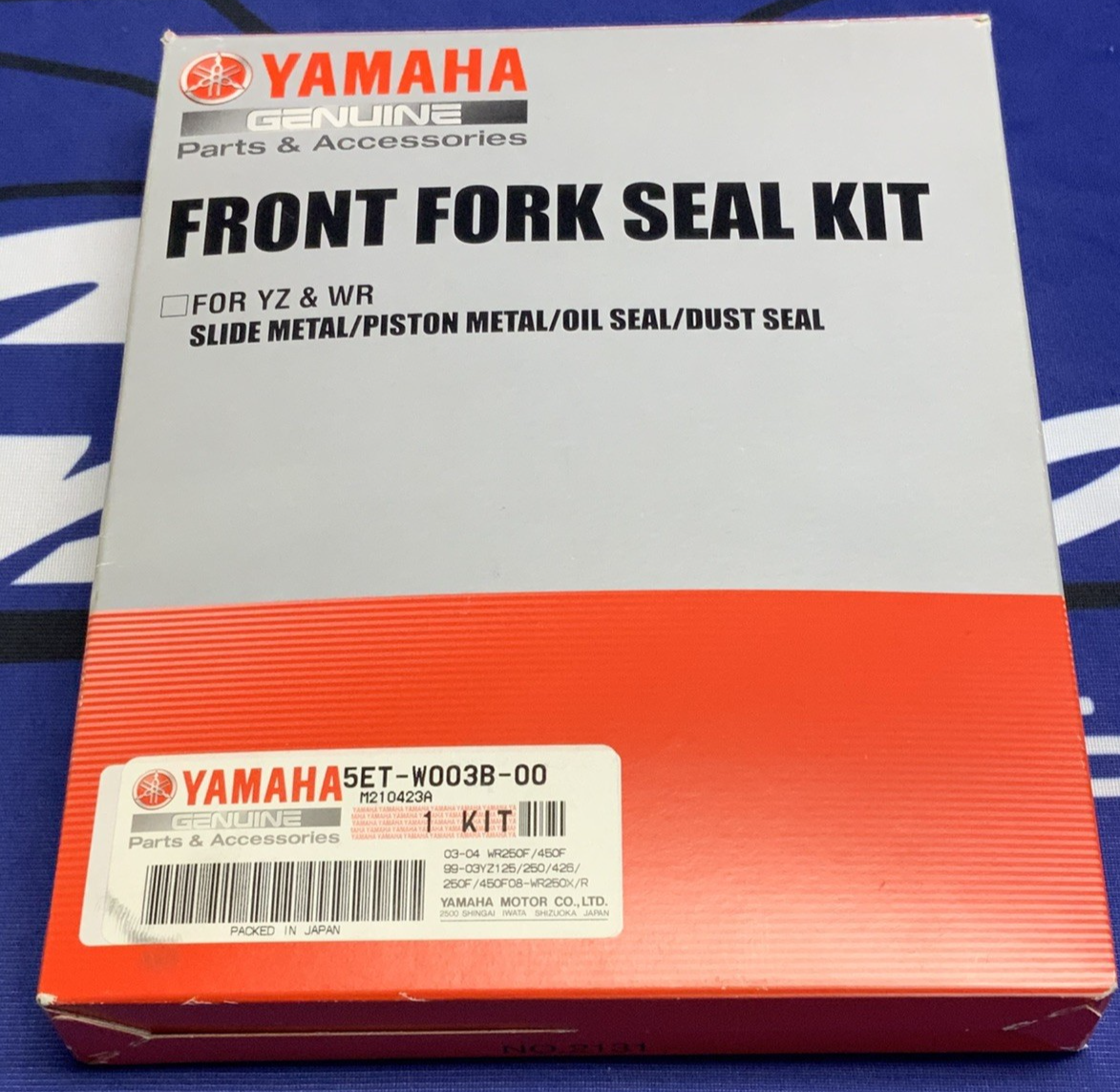 Yamaha Front Fork Seal Kit YZ125 1998-2003 OEM 5ET-W003B-00-00
