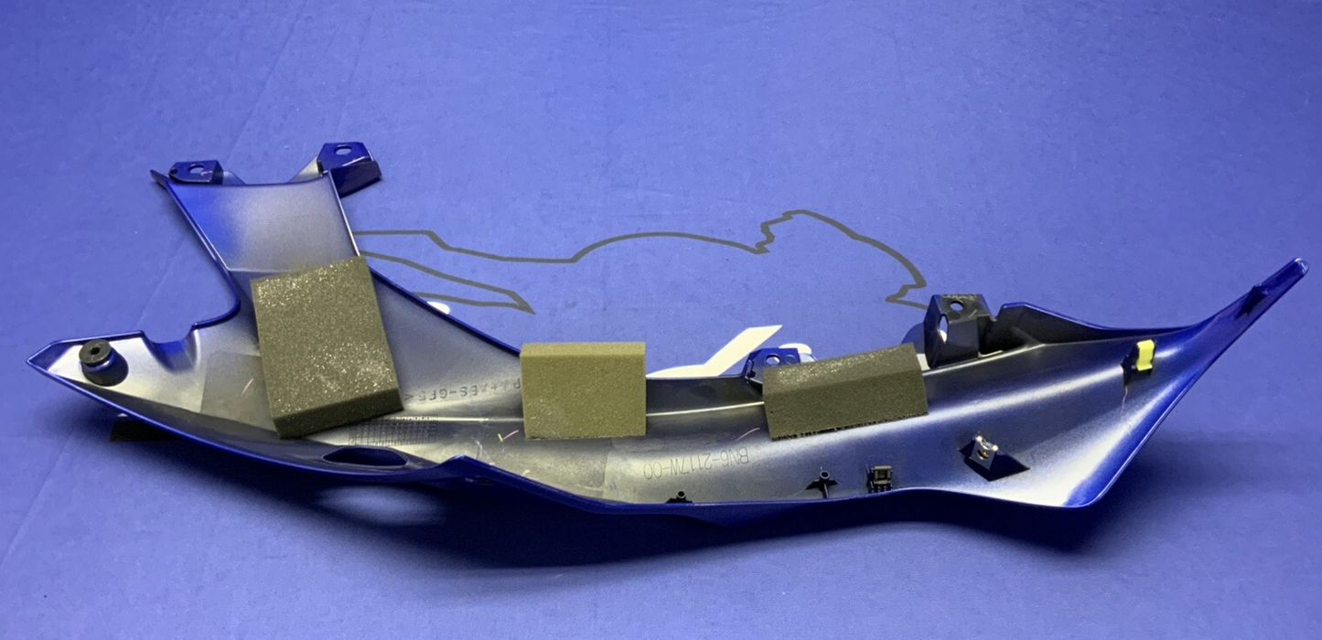 Yamaha Right Upper Fairing (Blue) YZF-R6 2017-2024 OEM BN6-2117W-00-P0