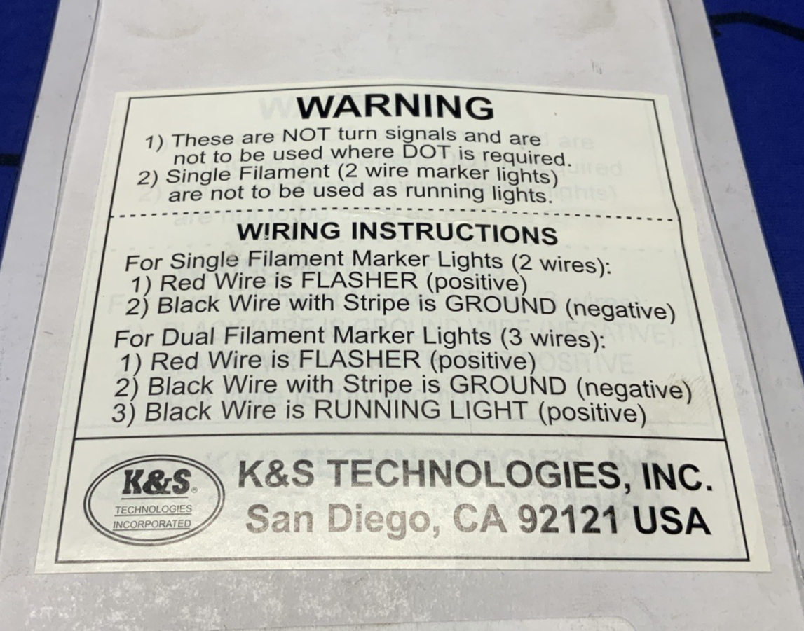 K&S Technologies Universal Marker Lights 25-8275