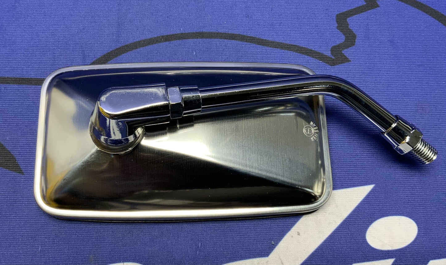 BikeMaster Universal Cruiser Mirror 10mm - Each - Stainless - 601125