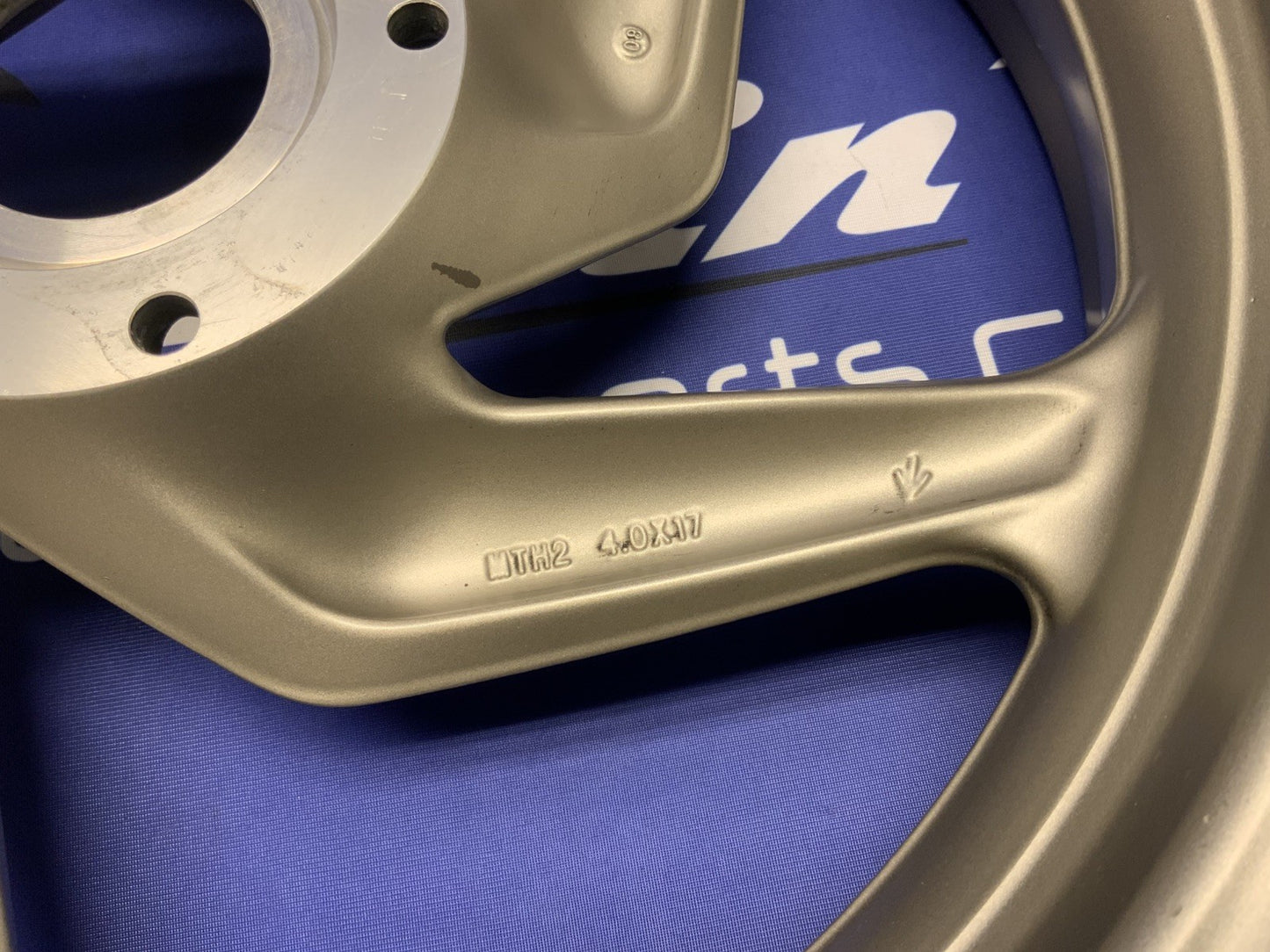 BMW Cast Rear Wheel (Tan) R1200GS 2008-2013 OEM 36317705191