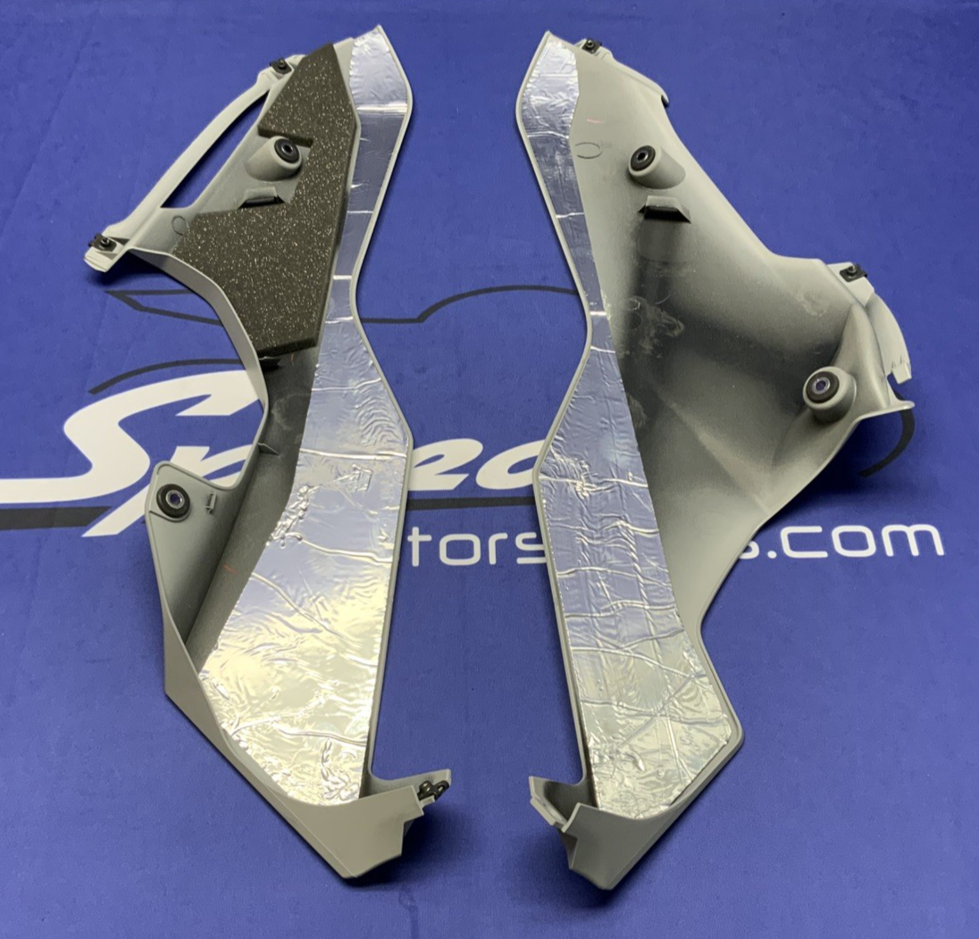 Yamaha Left & Right Lower Fairing Set (Gray) YZF-R6 2017-24 OEM BN6-28385-00-P4