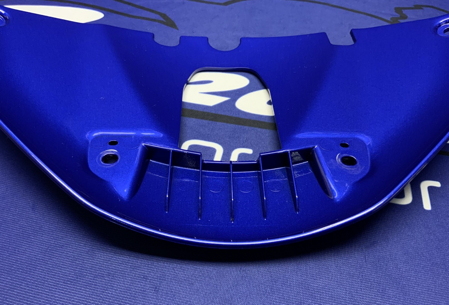 Yamaha Front Plate Cover Fairing (Blue) YZF-R7 2022-2025 OEM BEB-28361-00-P0