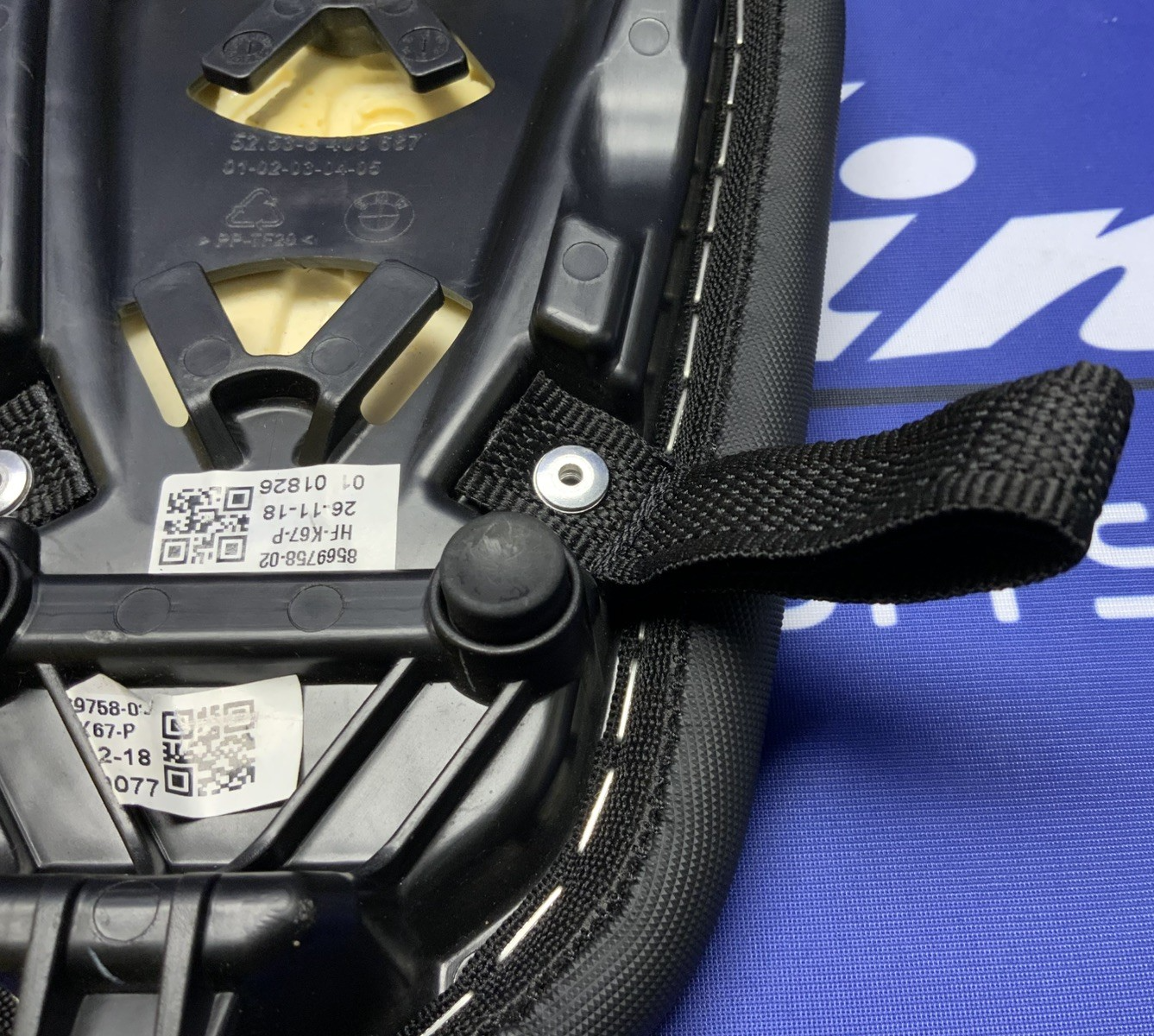 BMW Passenger Seat S1000RR 2019-2025, M1000RR 2021-2025 OEM 52538406687