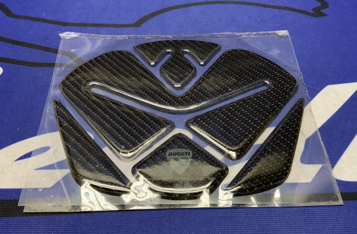 Ducati Performance Carbon Tank Guard Monster 696 2009-2013 OEM 96902210A
