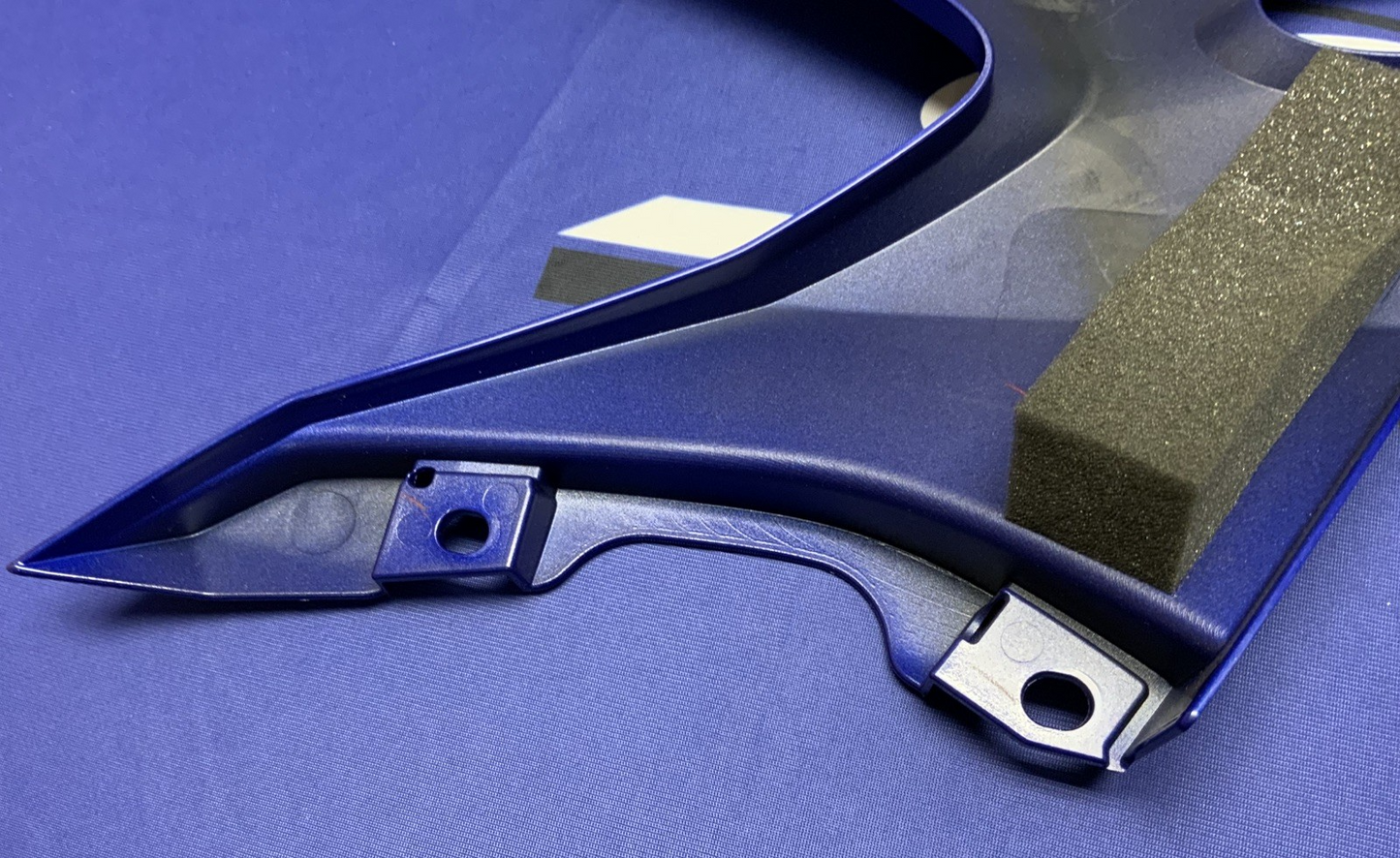 Yamaha Left Upper Fairing (Blue) YZF-R6 2017-2024 OEM BN6-2117V-00-P0