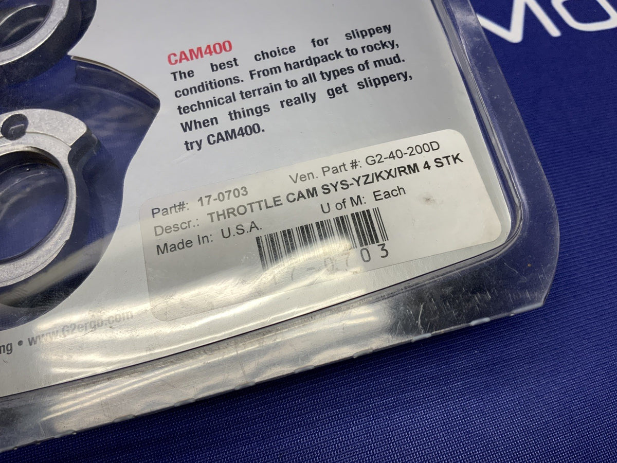 G2 Ergonomics Throttle Cam System YZ/KX/RM 4STK G2-40-200D