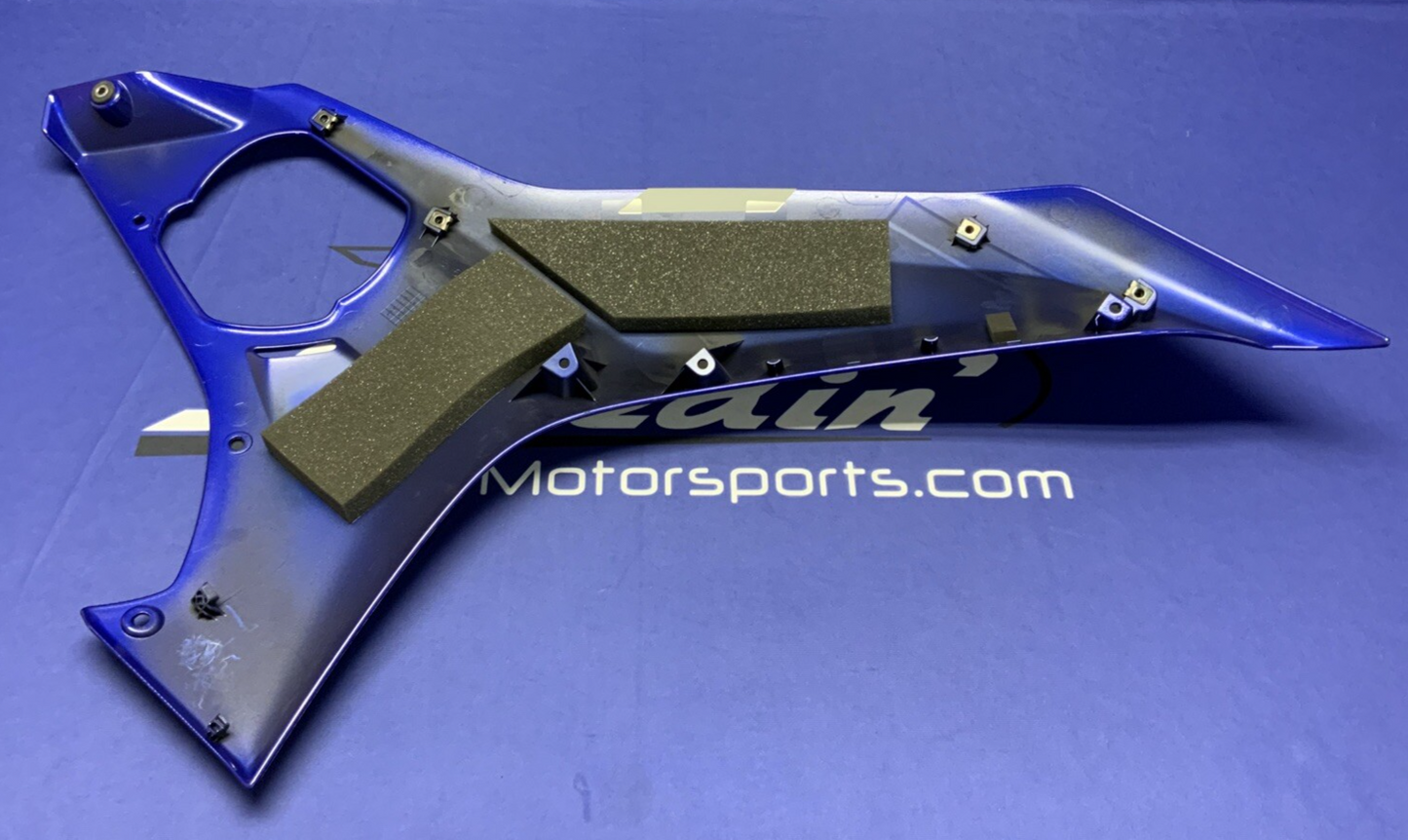 Yamaha Left Lower Fairing (Blue) YZF-R6 2017-2024 OEM BN6-W283U-90-P0