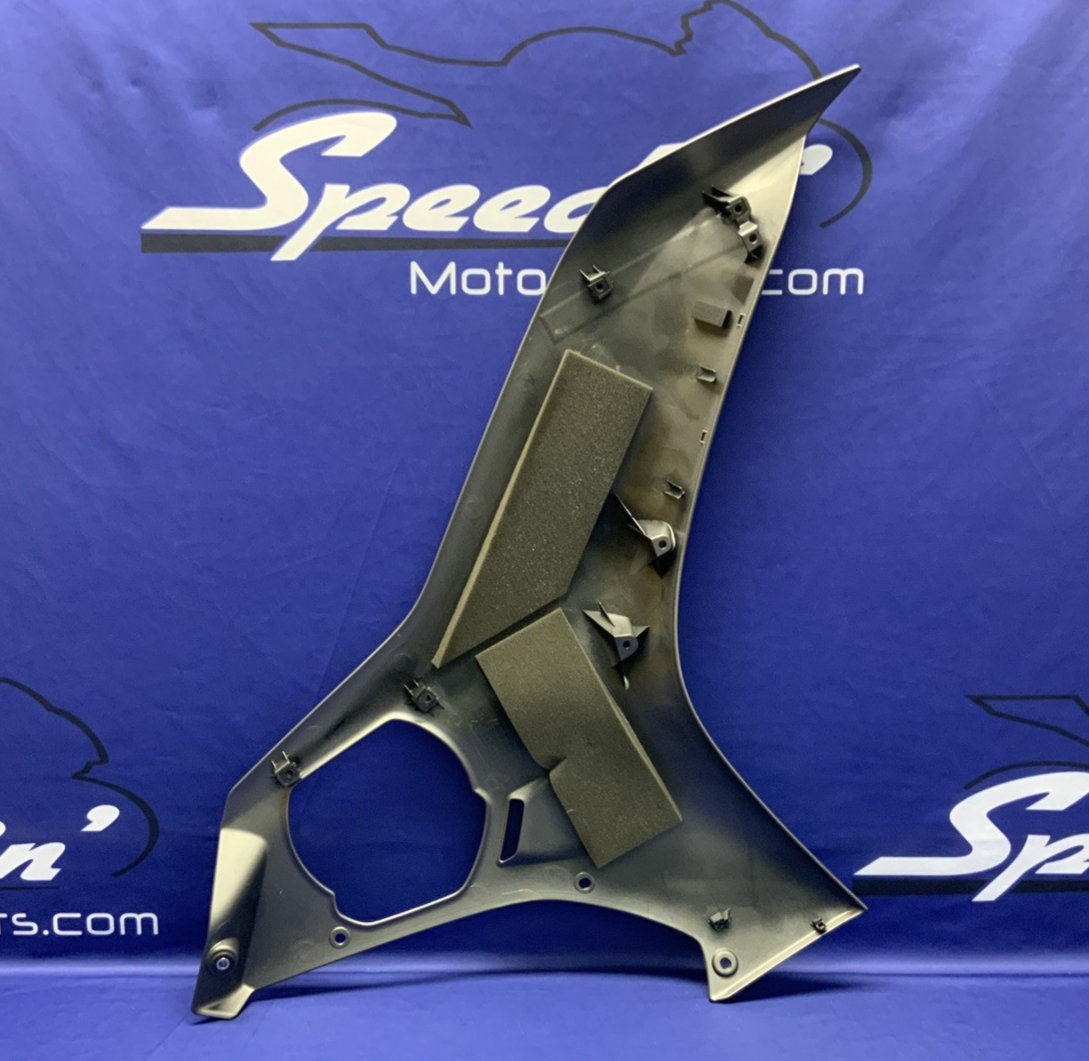 Yamaha Left Lower Fairing (Dark Gray) YZF-R6 2017-2024 OEM BN6-W283U-80-P2