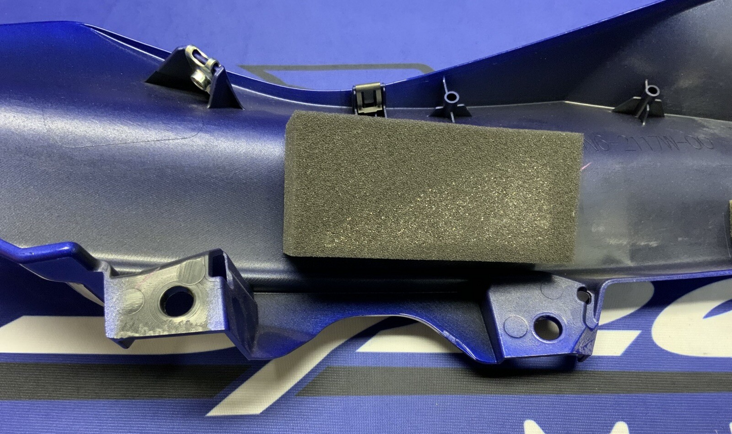 Yamaha Right Upper Fairing (Blue) YZF-R6 2017-2024 OEM BN6-2117W-00-P0