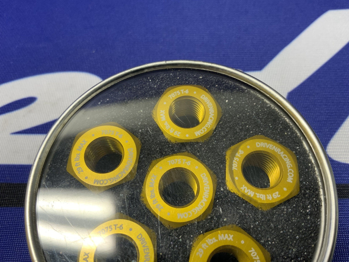 Driven Racing Sportbike Sprocket Nuts (Gold) DSN-GD