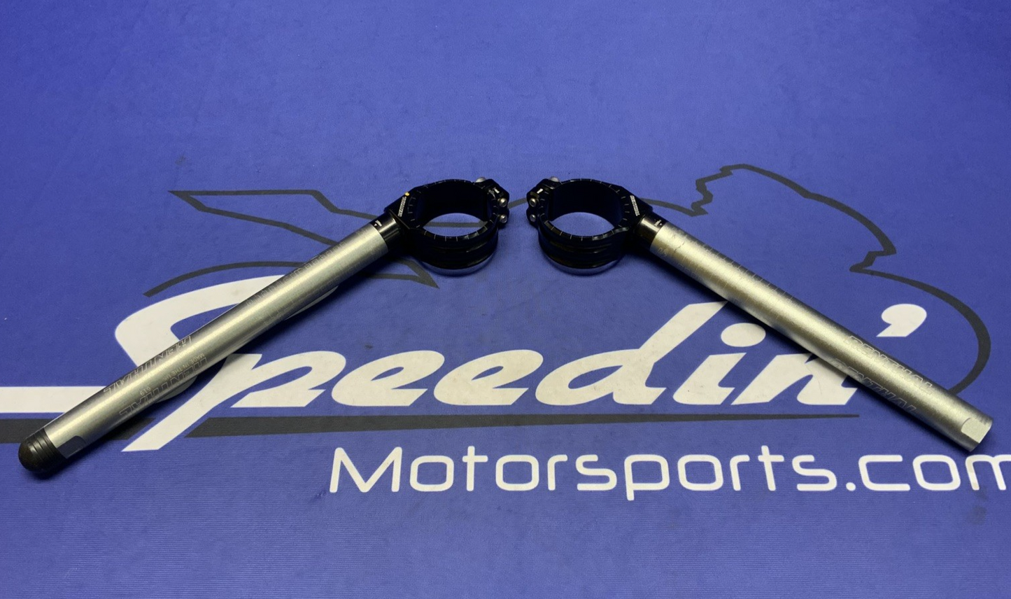 Renthal Gen3 50mm Clip-On Handlebar Set YZF-R6 2006-2024 CL110