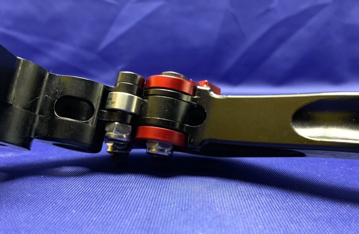 CRG Brake Lever RC2 Short Black & Red ZX10-R 2006-2007 2RN-512-H-B
