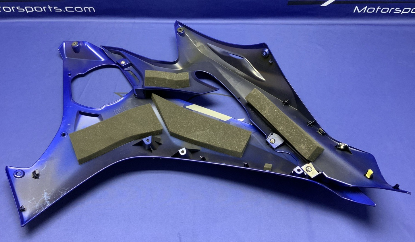 Yamaha Left Complete Fairing (Blue) YZF-R6 2017-2024 OEM BN6-W283U-90-P0