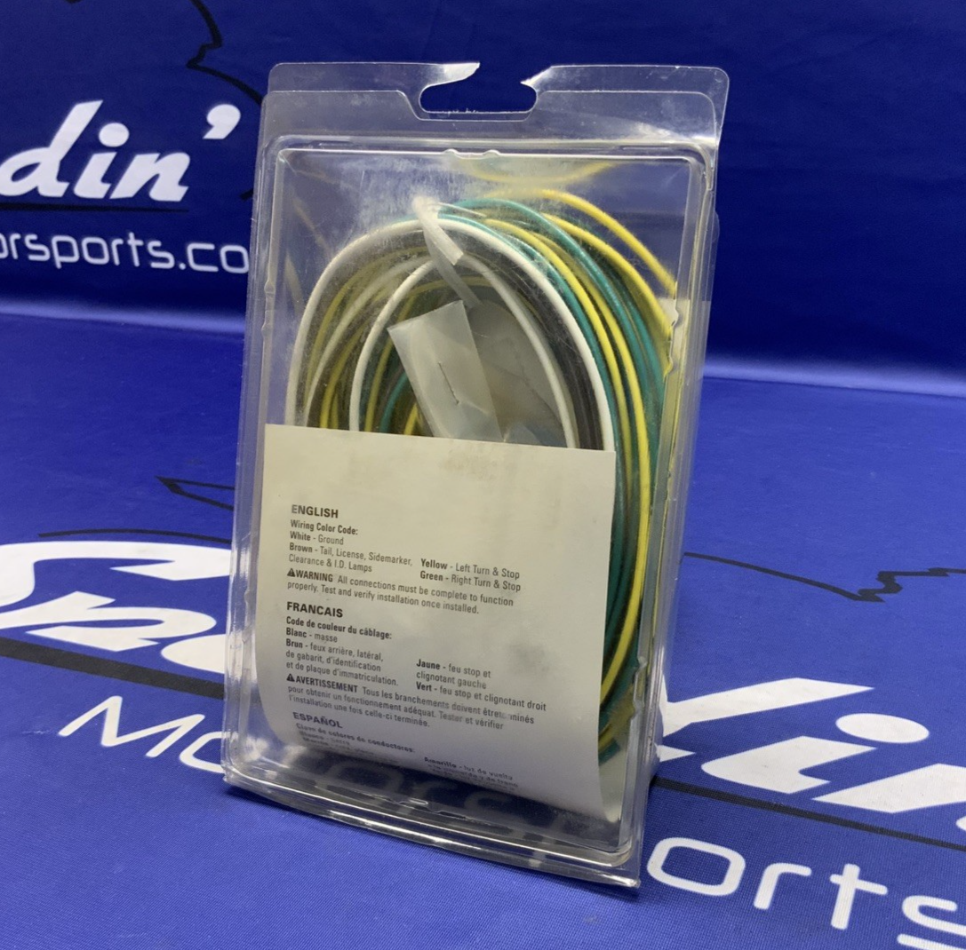 Wesbar Wiring Connector, 4-Way Flat Trailer End, 25ft. Length Wire 707103