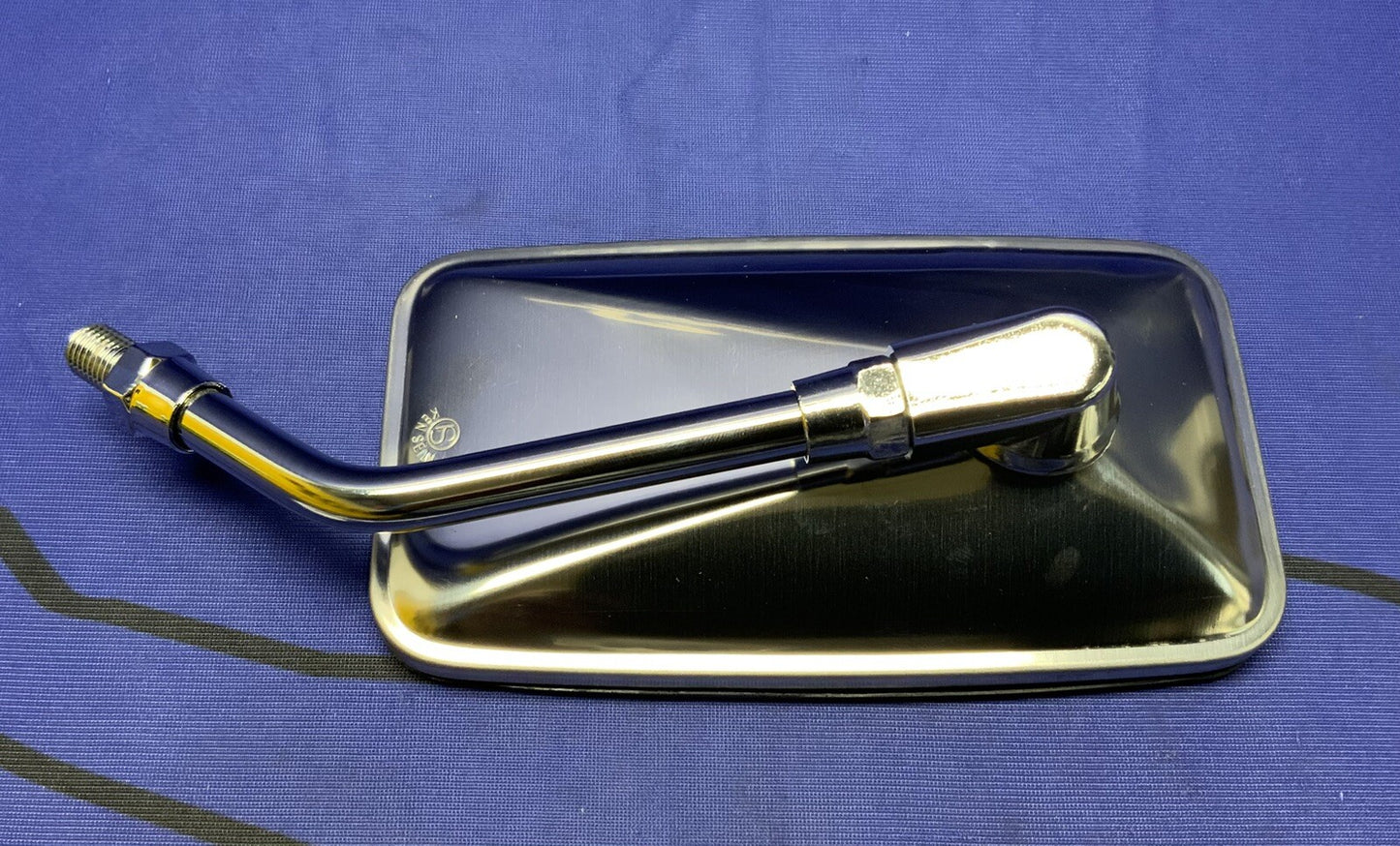 BikeMaster Universal Cruiser Mirror 10mm - Each - Stainless - 601125