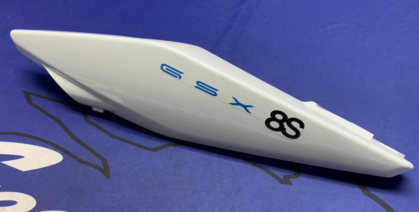 Suzuki Left Rear Frame Cover (White) GSX-8S/R 2023-2025 OEM 47210-25L00-QT7