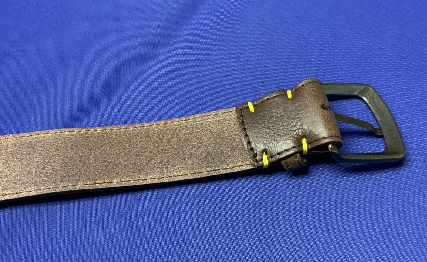 Ducati Scrambler Logo Leather Belt (Brown) 110 cm OEM 987691899