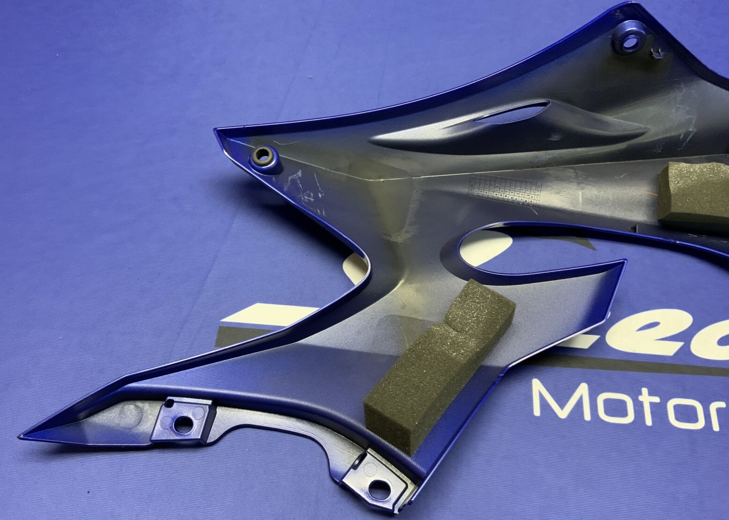 Yamaha Left Upper Fairing (Blue) YZF-R6 2017-2024 OEM BN6-2117V-00-P0