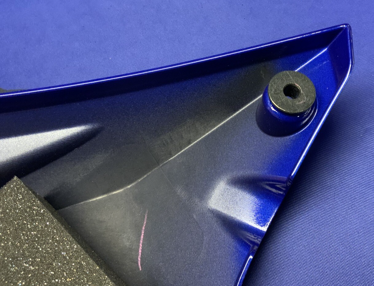 Yamaha Right Upper Fairing (Blue) YZF-R6 2017-2024 OEM BN6-2117W-00-P0