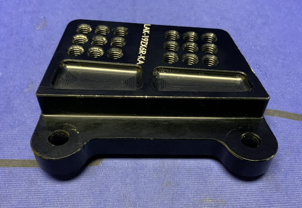 Graves Motorsports Left Hand Rear Set Bracket ZX-6R 2019-2023 LAK-19ZX6R-KA