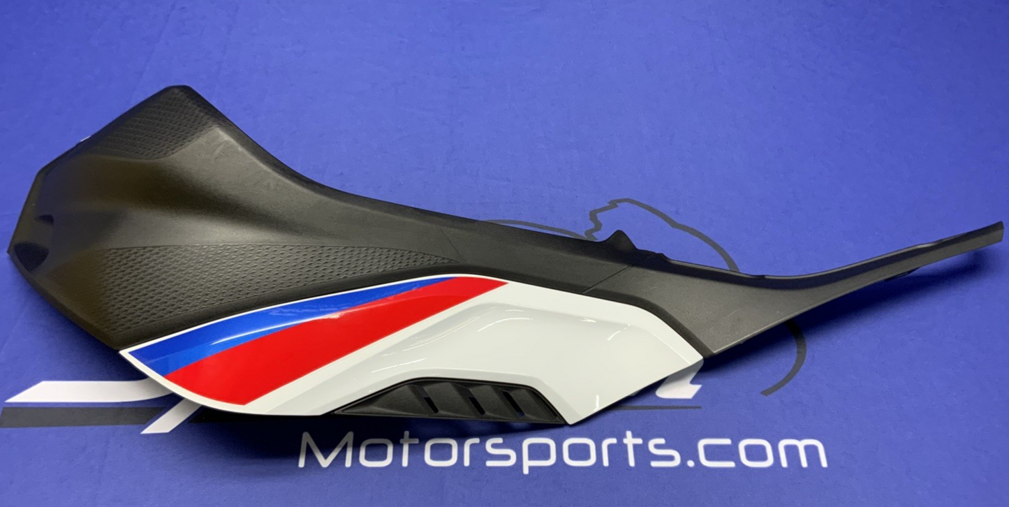 BMW Left Tank Fairing (Black & White) S1000RR 2020-2023 OEM 46638569771