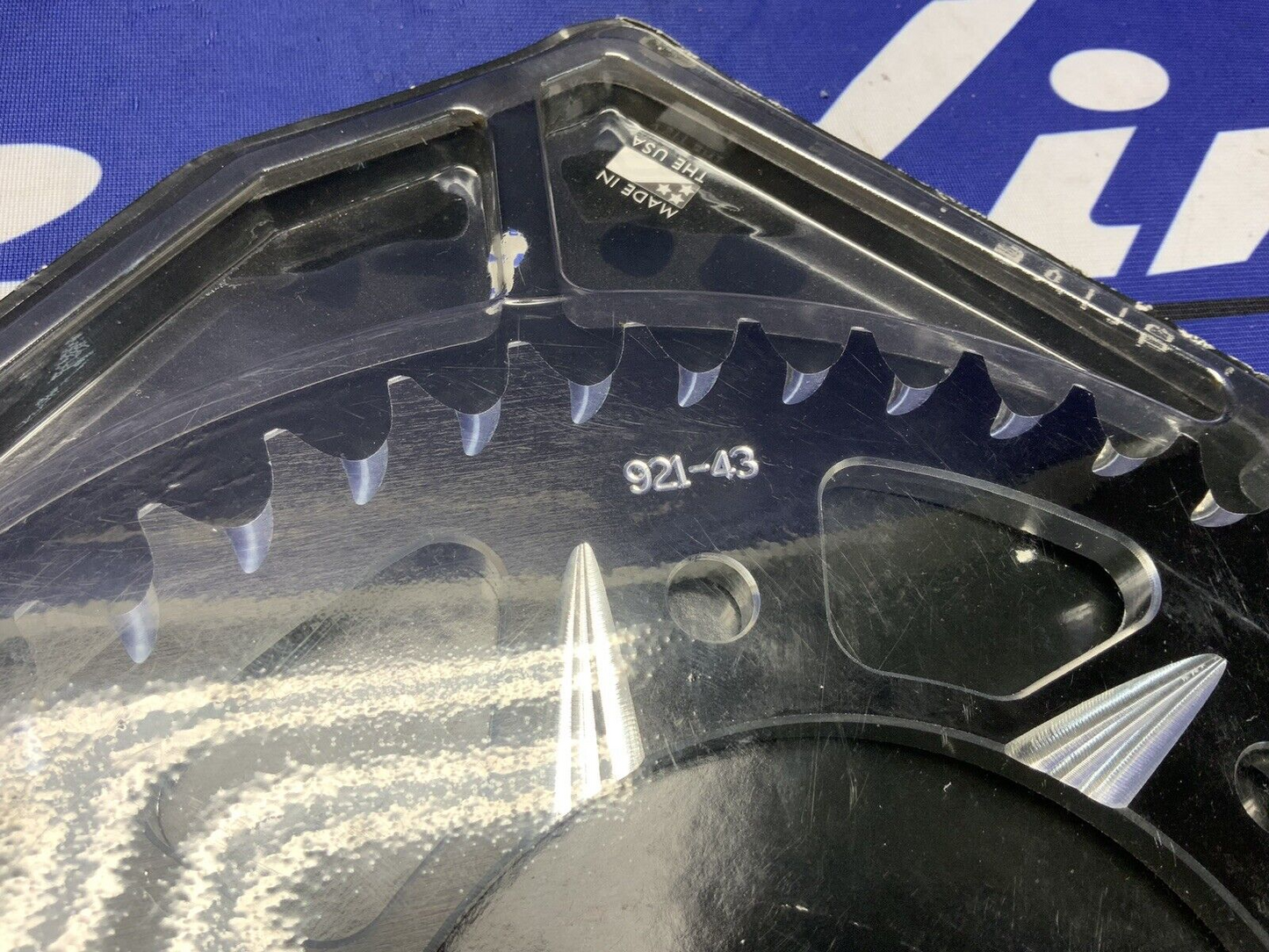 Vortex Racing Rear Sprocket (Black) 525-43T 921ZK-43