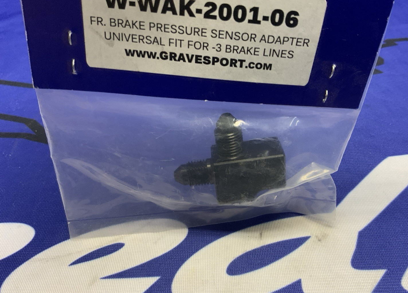 Graves Motorsports Front Brake Pressure Sensor Adaptor W-WAK-2001-06